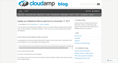 Desktop Screenshot of blog.cloudamp.com