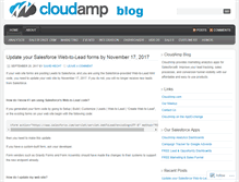 Tablet Screenshot of blog.cloudamp.com